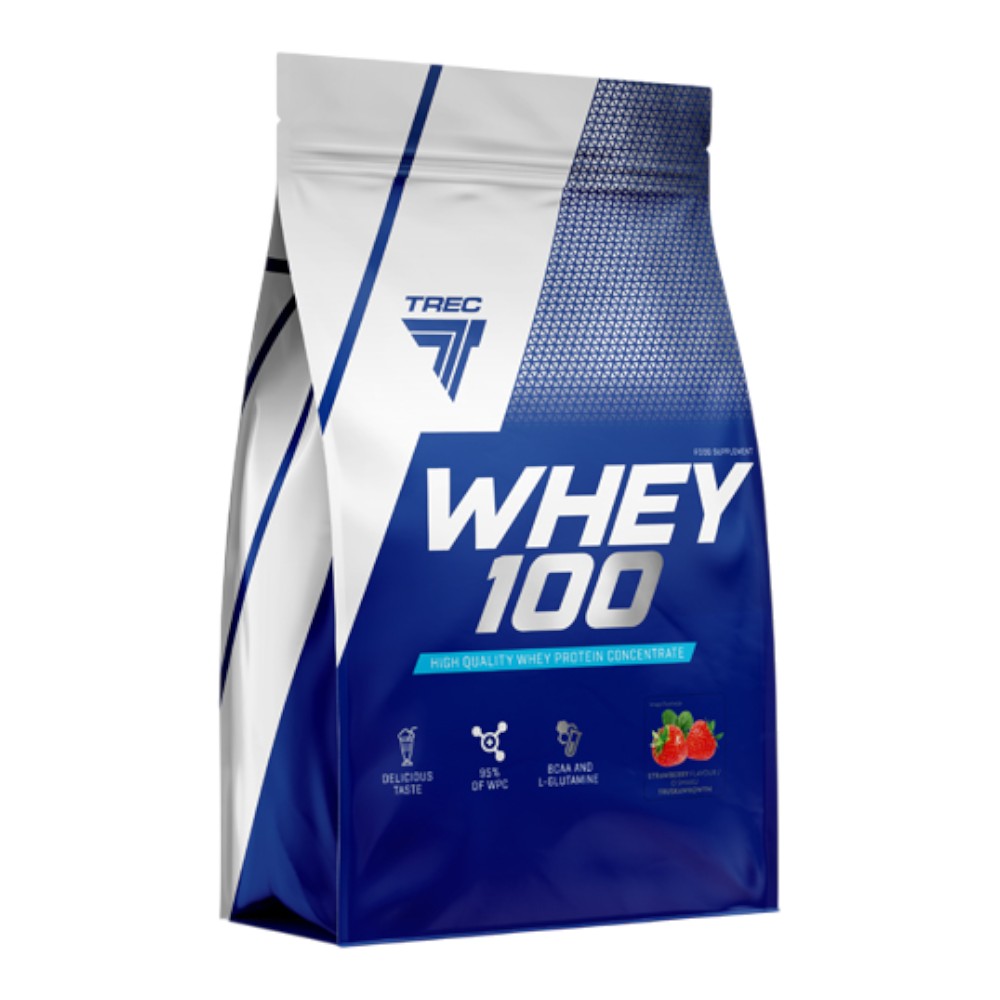 Trec Whey 100 Strawberry Proszek, 700 g