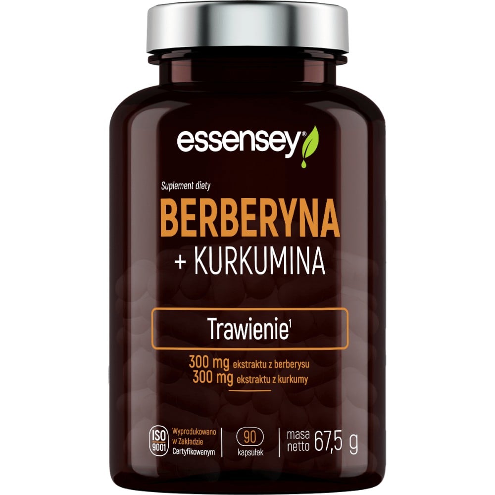 Essensey Berberyna + Kurkumina Kapsułki, 90 szt.