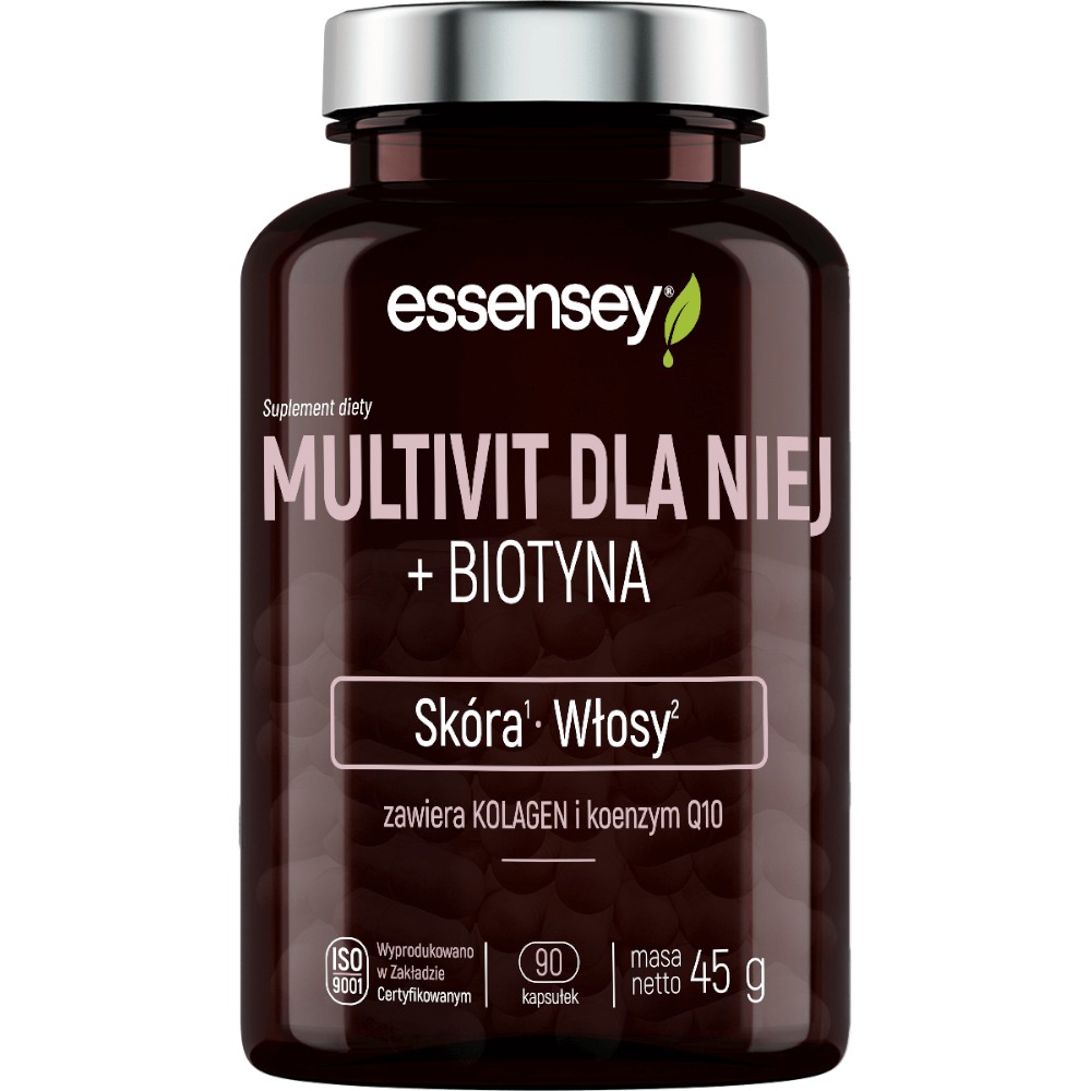 Essensey Multivit dla Niej + Biotyna Kapsułki, 90 szt.
