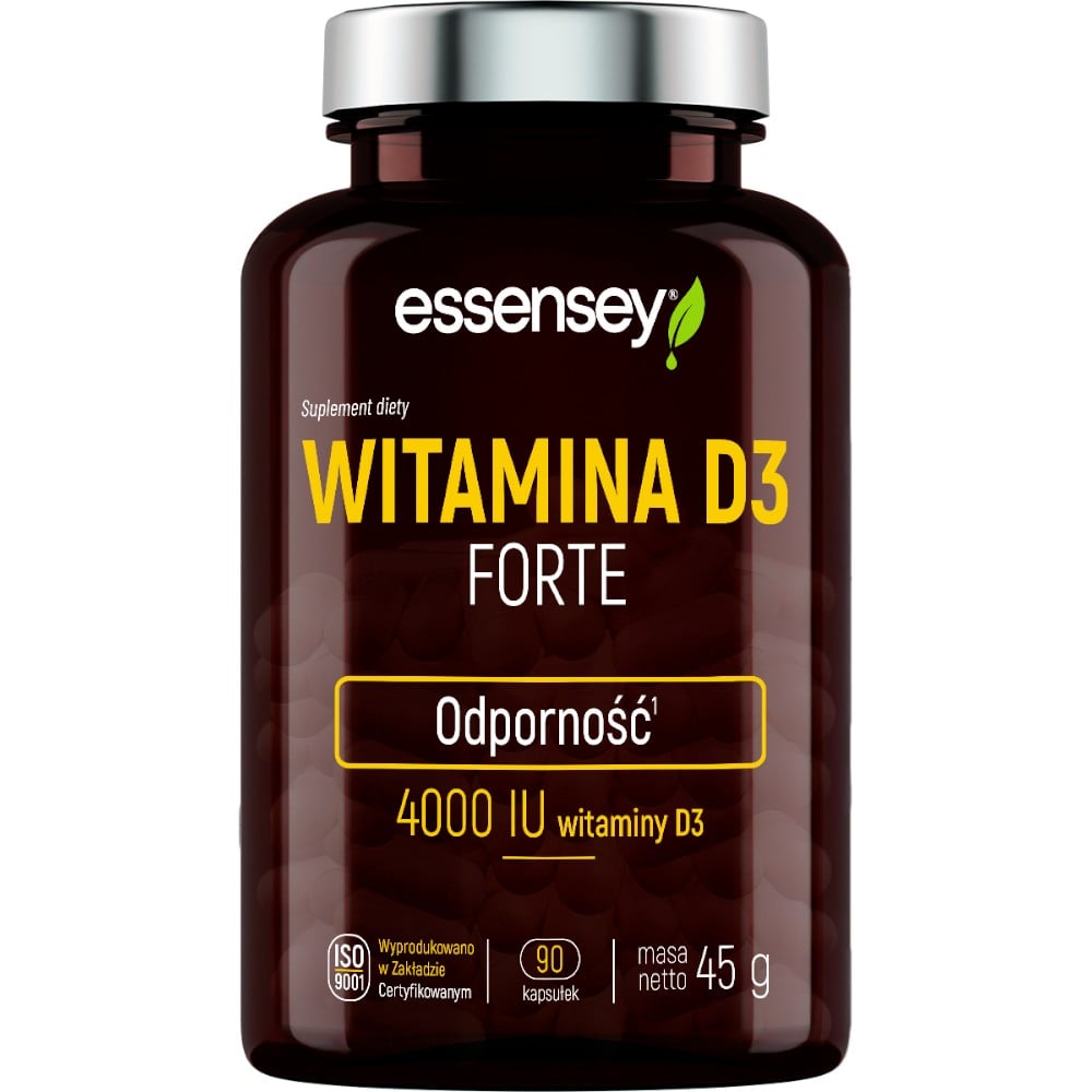 Essensey Witamina D3 Forte Kapsułki, 90 szt.