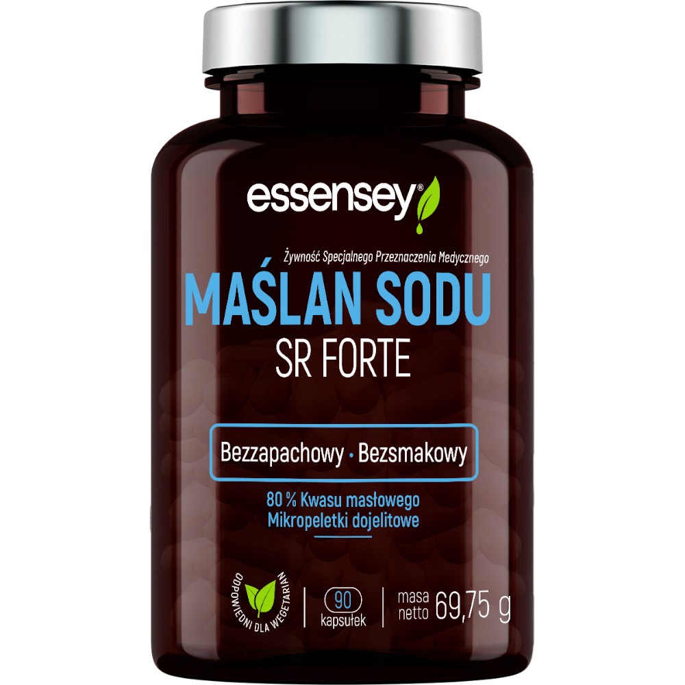 Essensey Maślan Sodu SR Forte Kapsułki, 90 szt.