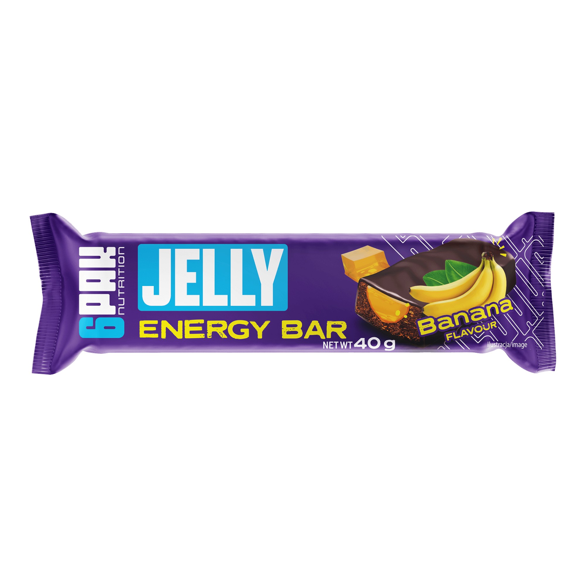 6PAK Jelly Energy Bar - banana