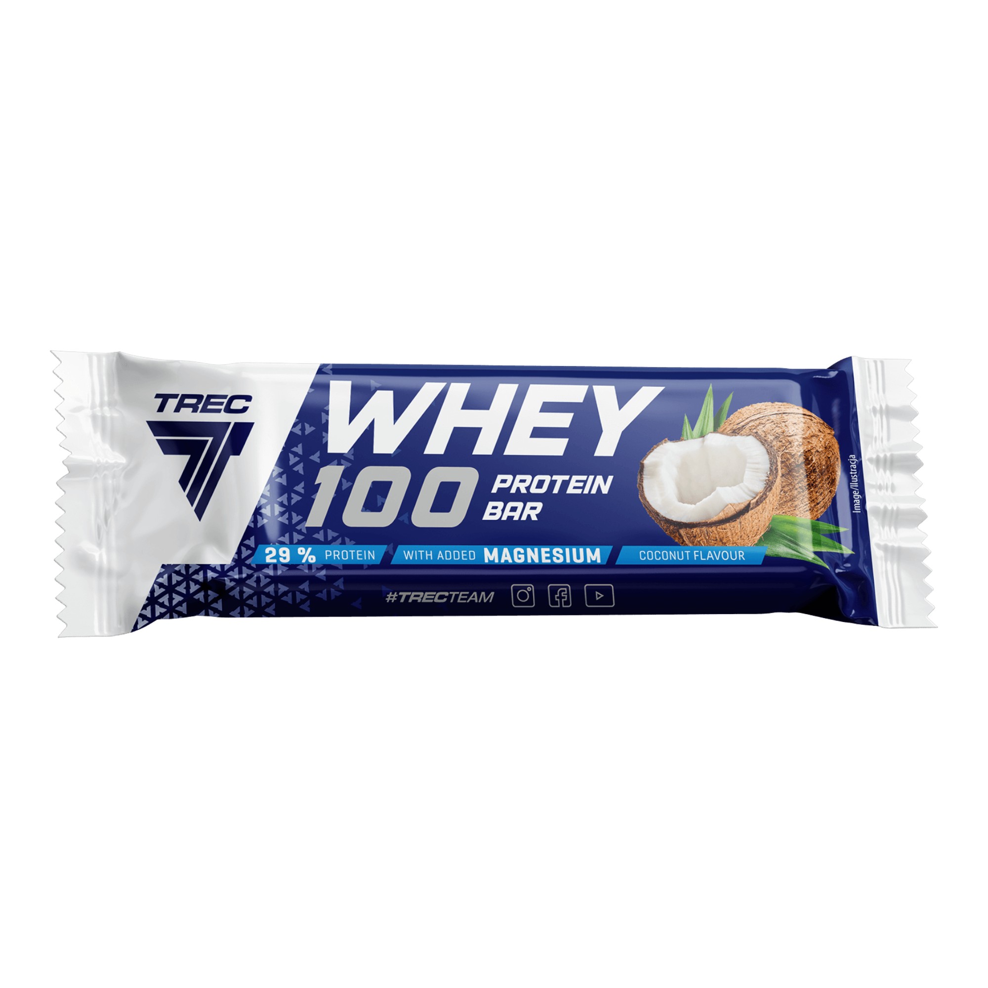 Trec Whey 100 Protein Bar - coconut