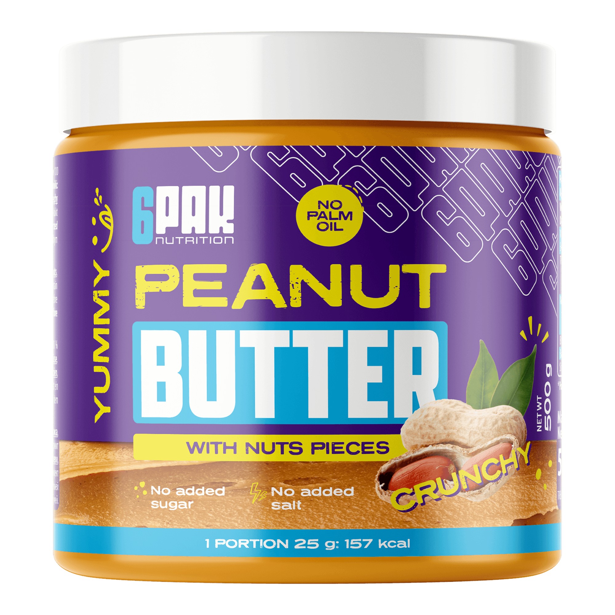 6PAK Peanut Butter Pak - crunchy
