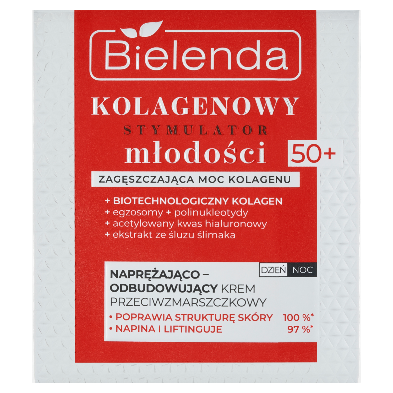 Bielenda Kolagenowy Stymulator Młodości krem naprężająco-odbudowujący 50+ dzień/noc