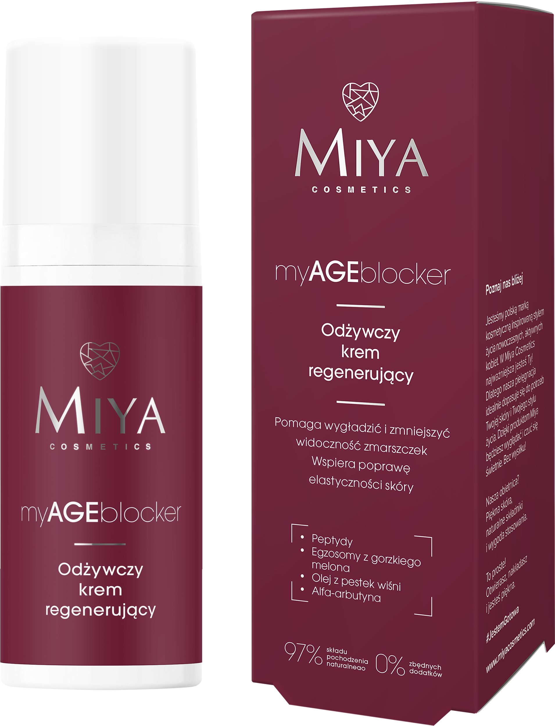 Miya myAGEblocker Odżywczy krem regenerujący