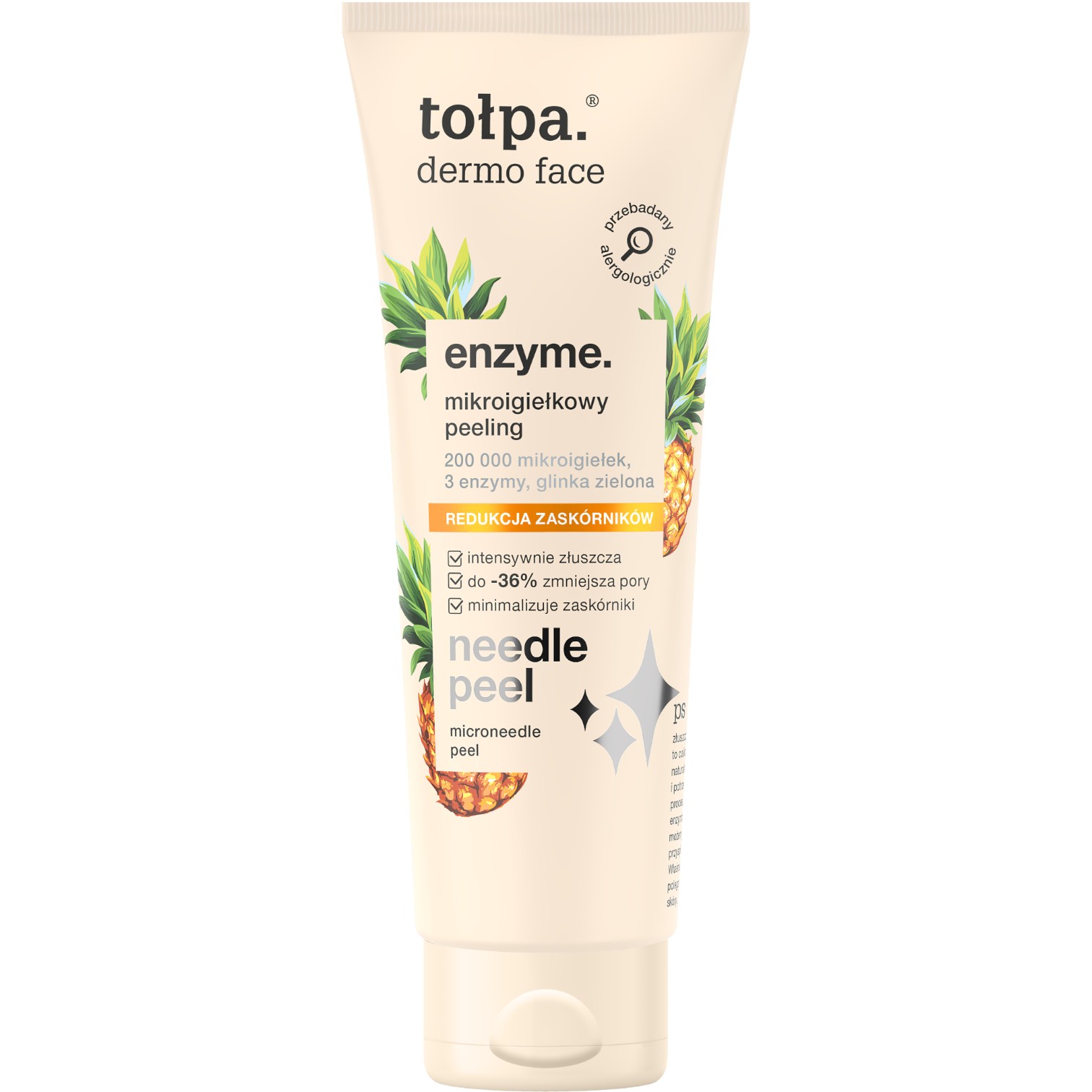 Tołpa Dermo Face Enzyme Mikroigiełkowy peeling 3 enzymy Needle Peel 