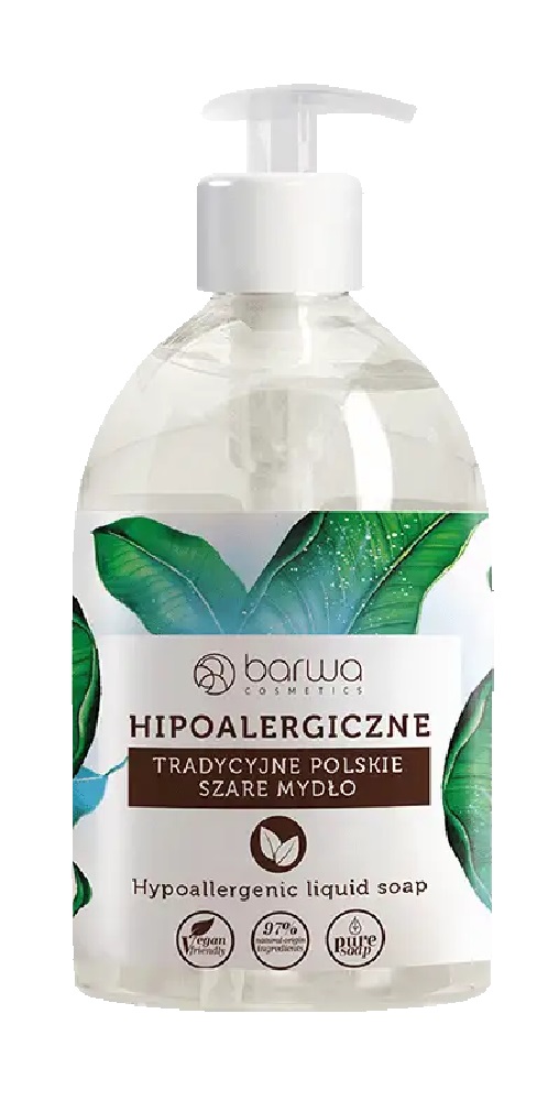 Barwa Mydło w Płynie Szare, 500 ml