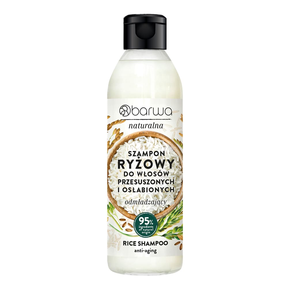 Barwa Naturalna Ryżowy Szampon do włosów