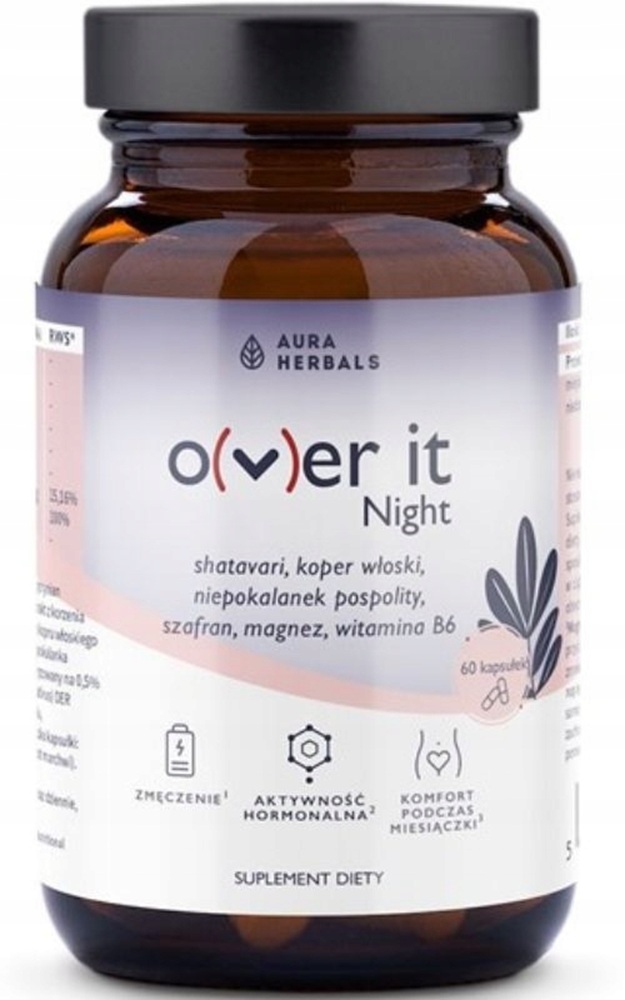 Aura Herbals Over it Night, kapsułki 60 szt.