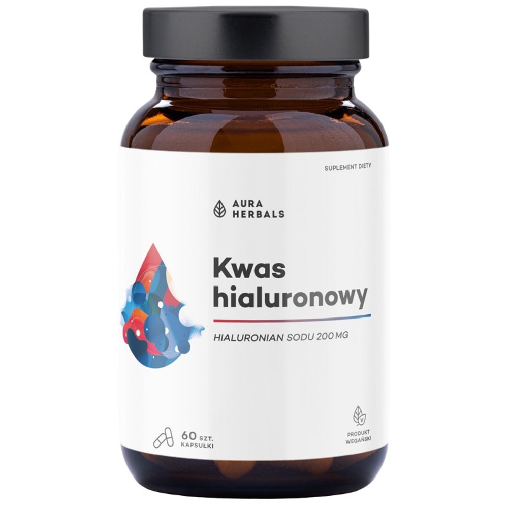 Aura Herbals Kwas Hialuronowy 200 mg, kapsułki 60 szt.