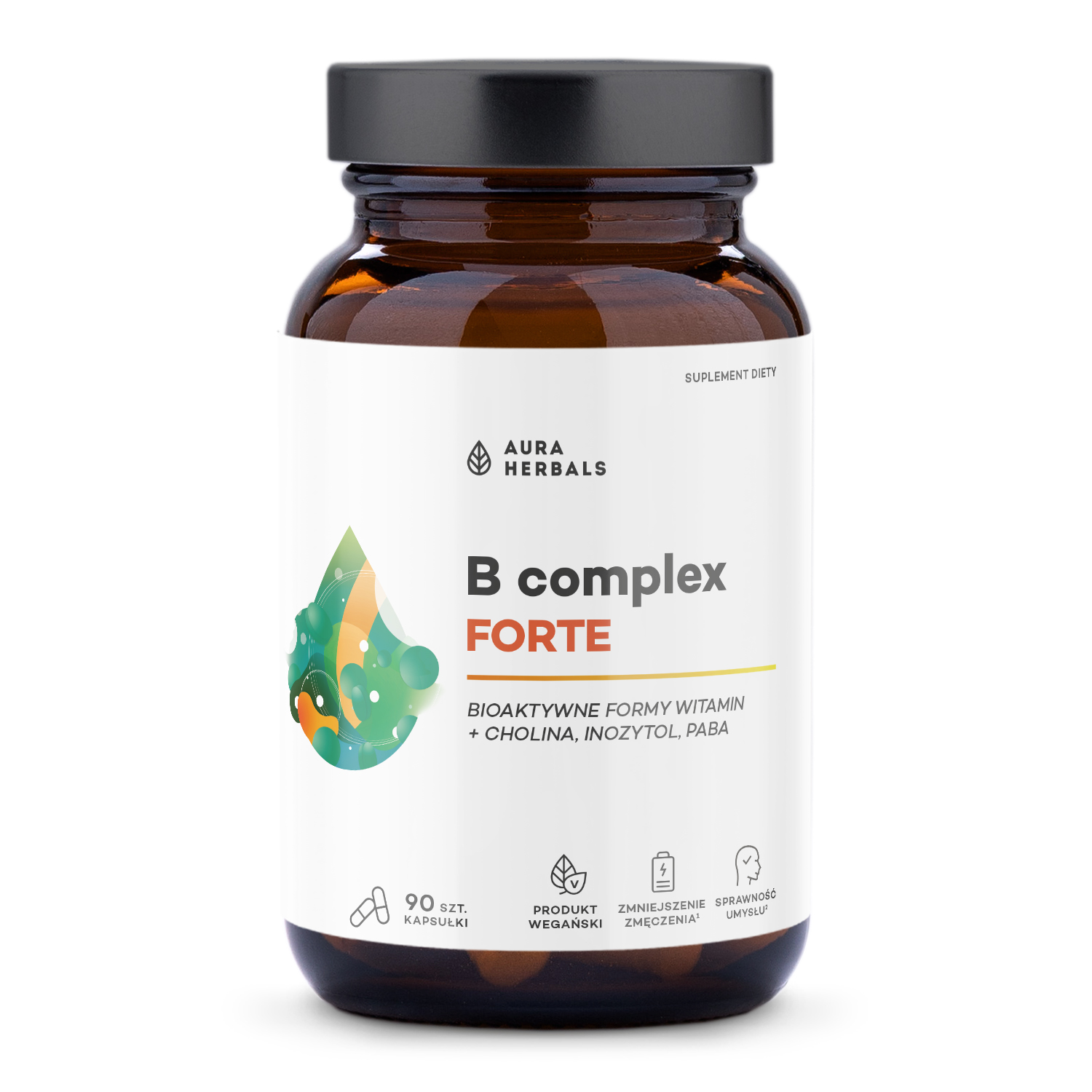 Aura Herbals B Complex Forte Kapsułki, 90 szt.