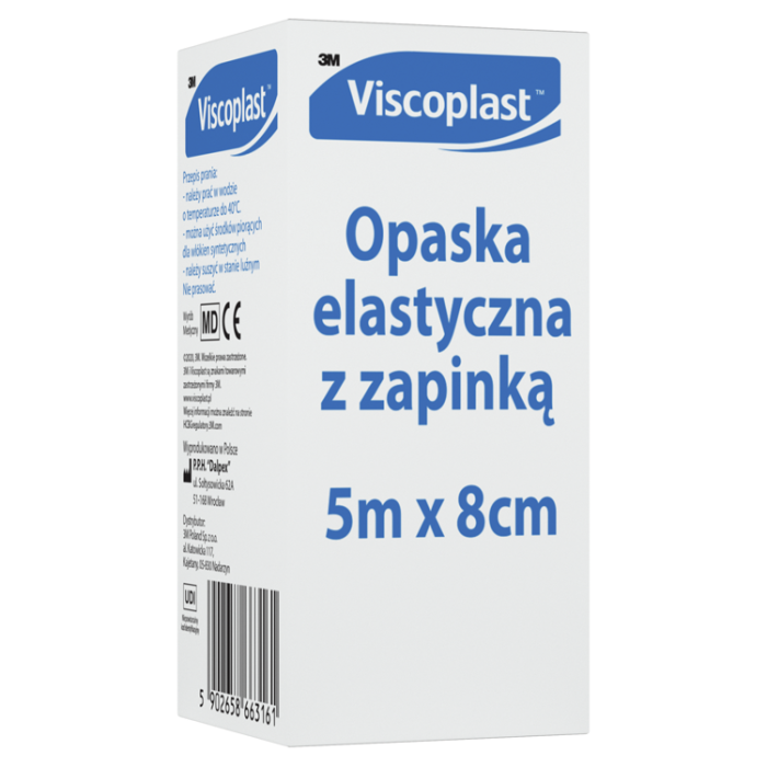 Viscoplast, Opaska elastyczna z zapinką, 5x0,08m