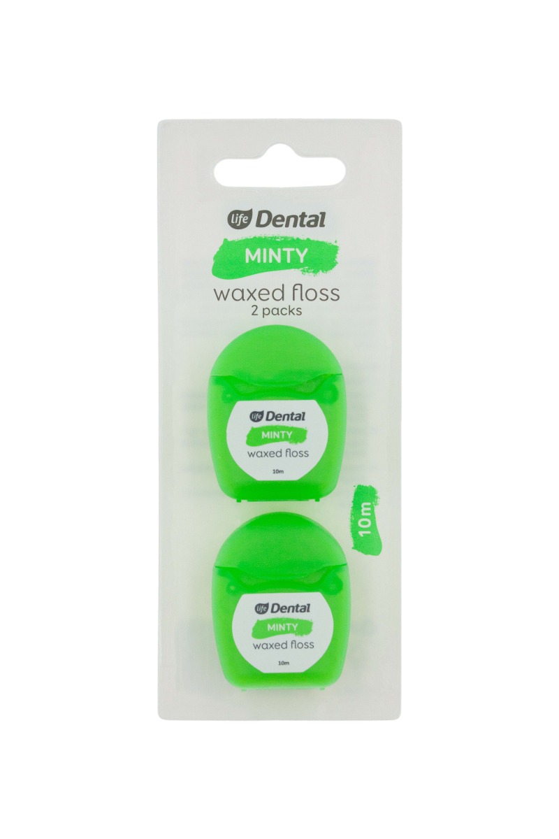 Life Dental Nić dentystyczna Mint Duopack 2x10 m