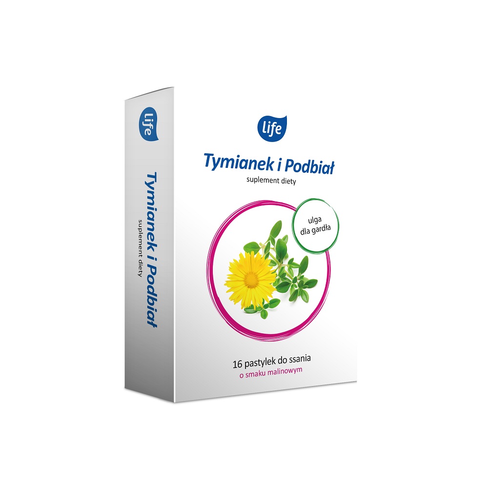 Life Tymianek I Podbiał, Pastylki do ssania