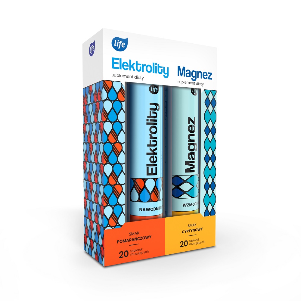 Life Elektrolity + Magnez Duopack 20 + 20 Tabl. mus.