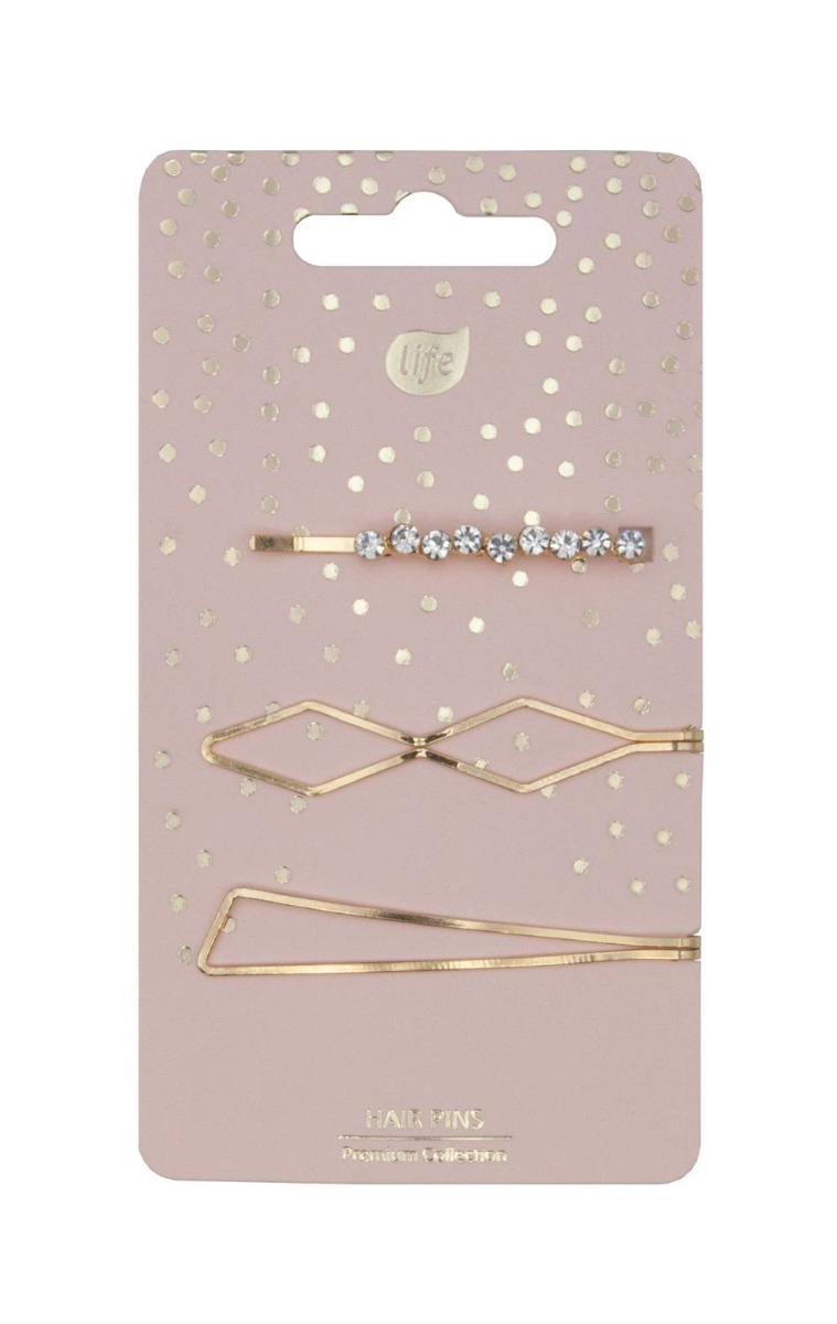 Life Złote wsuwki z cyrkonią 