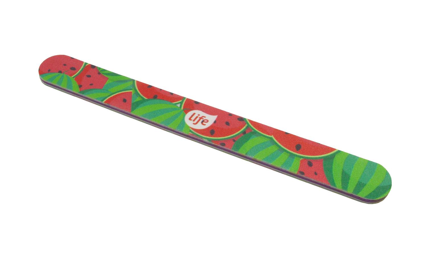 Life Lima per unghie, dritta, 180/240, motivo anguria