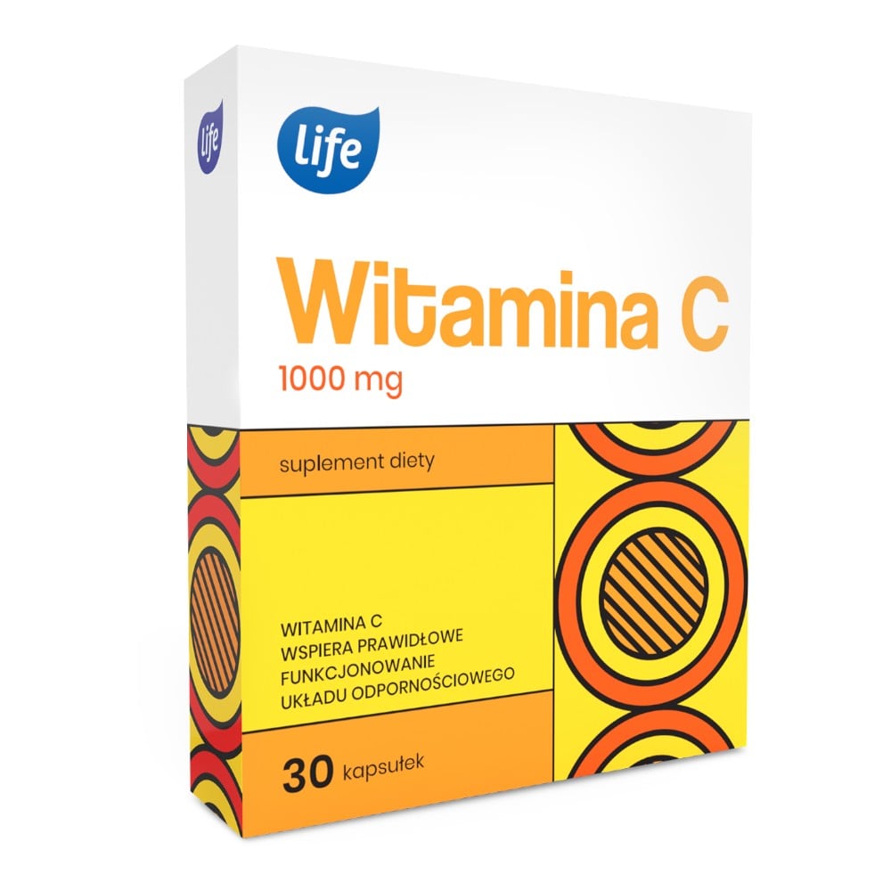Life Witamina C 1000 Kapsułki, 30 szt.