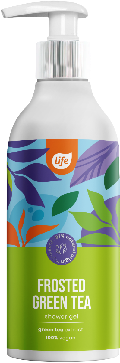 Life Frosted Green Tea Żel pod prysznic 400 ml