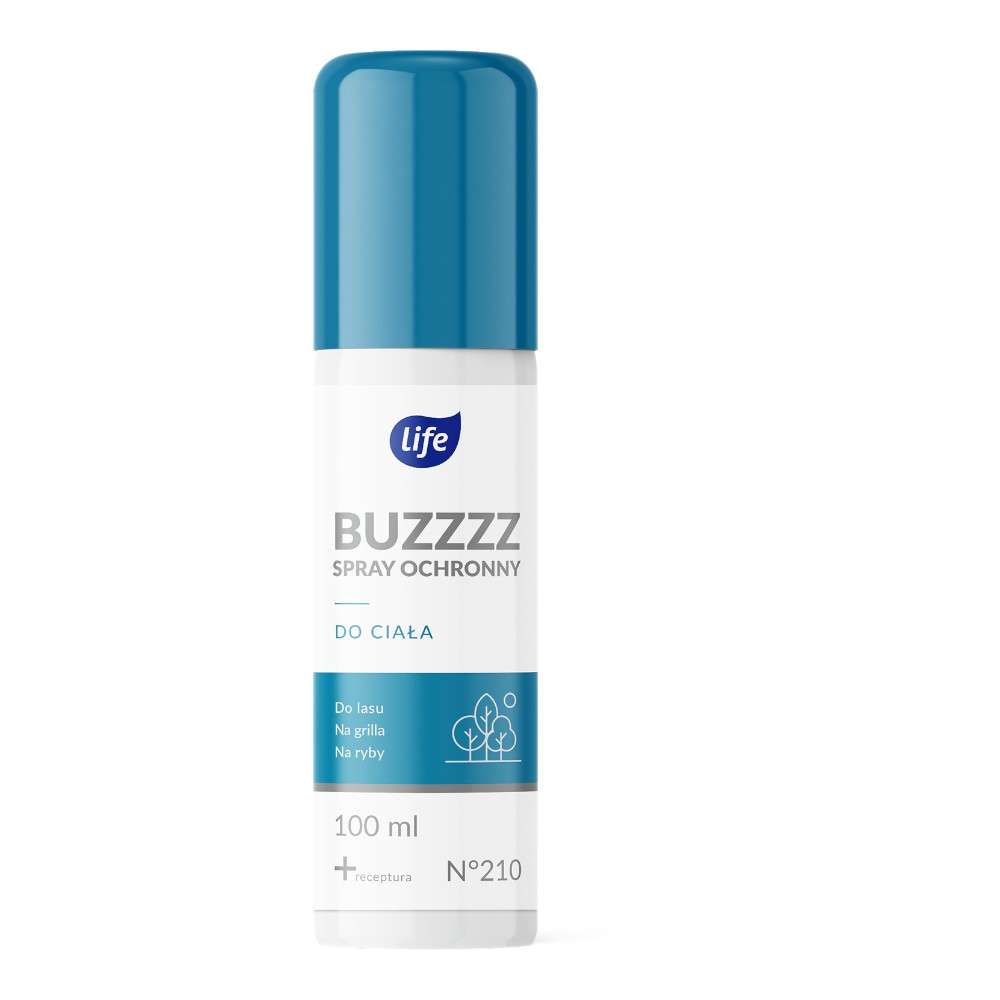 Life Buzzzz Spray ochronny do ciała dla dorosłych 100 ml