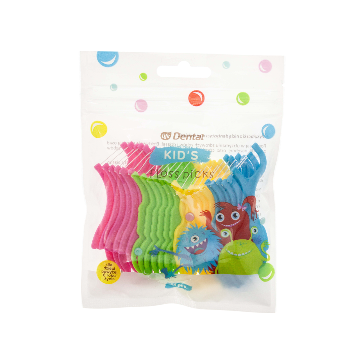Life Dental Wykałaczki z nicią dentystyczną dla dzieci