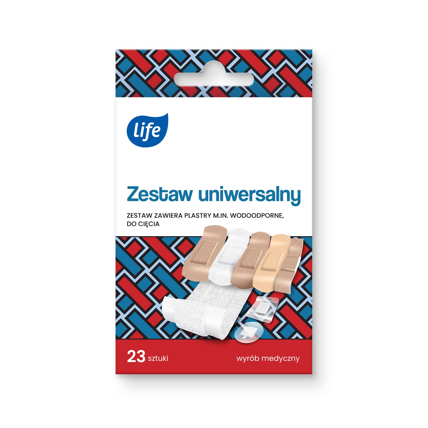 Life Zestaw Plastrów Uniwersalnych 23 sztuki