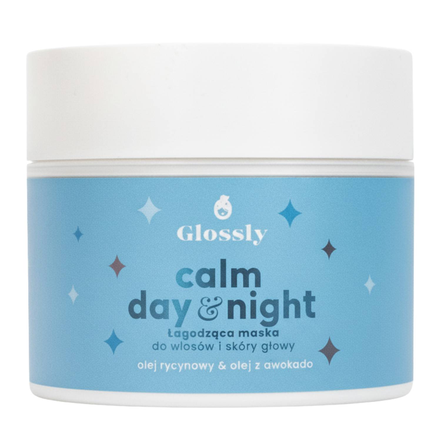 Glossly Calm Day&Night Łagodząca Maska do włosów i skóry głowy 