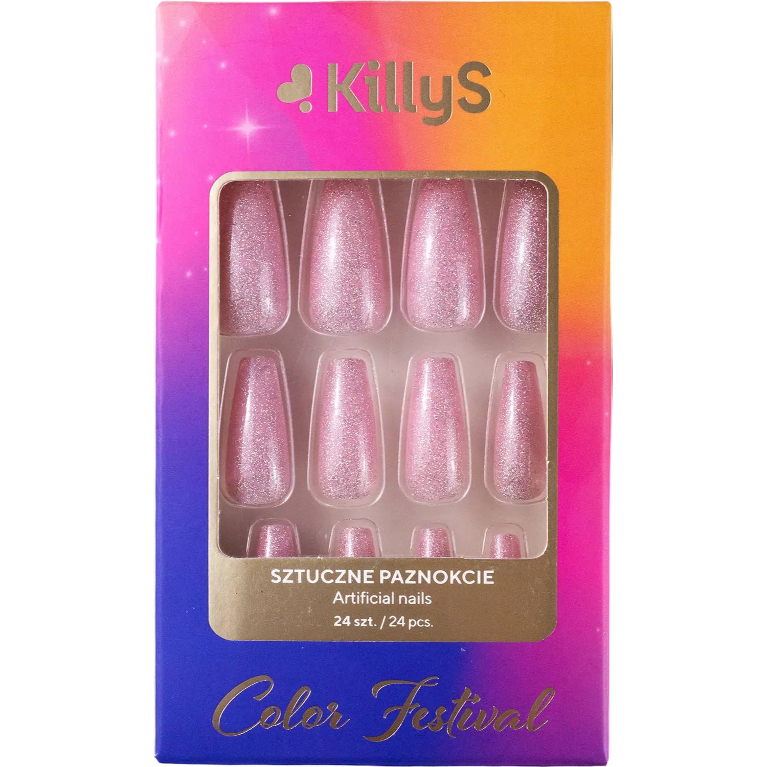 KillyS Sztuczne paznokcie Color Festival mix 2025