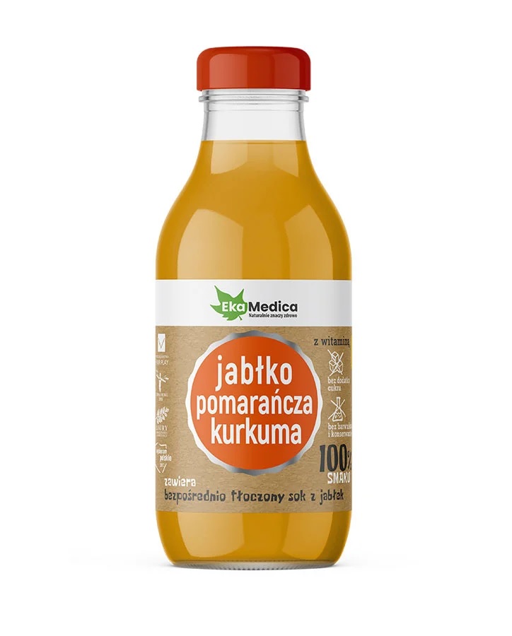 Ekamedica Jabłko Pomarańcza Kurkuma, Płyn, 300 ml 300 ml