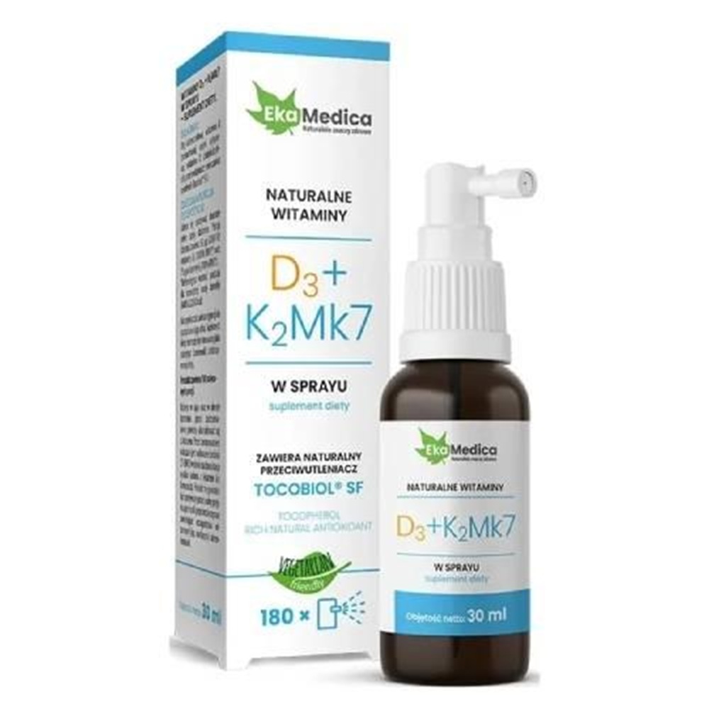 Ekamedica Witaminy D3+K2MK7 Spray 30ml