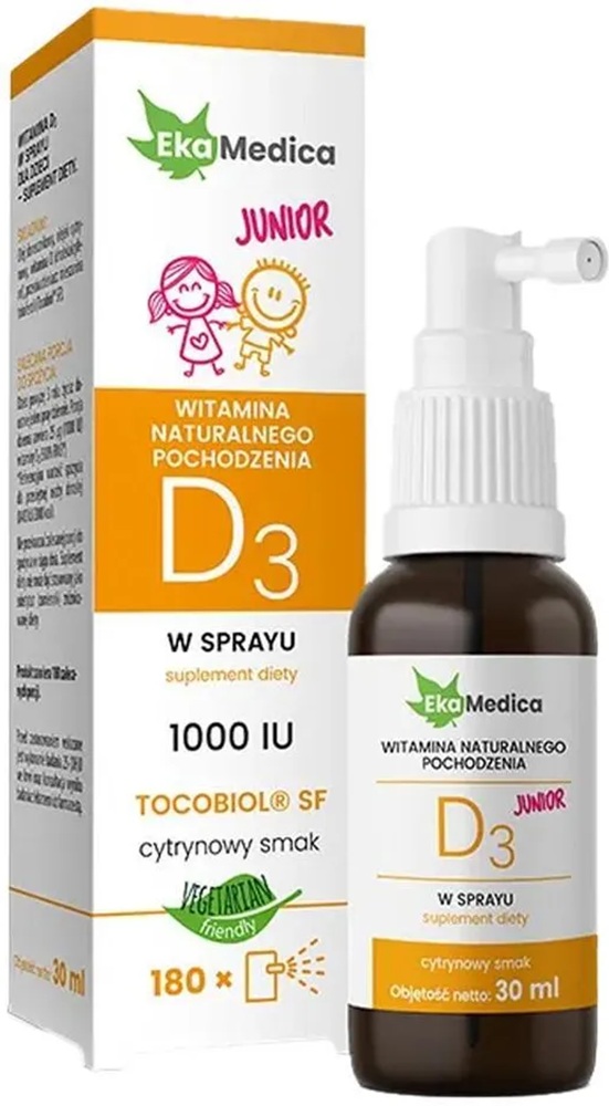 Ekamedica Witamina Junior D3 Spray 30ml