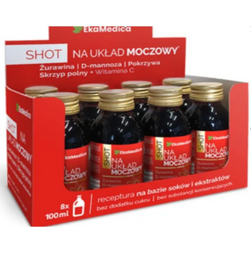 Ekamedica Shot Na Układ Moczowy, 8 szt