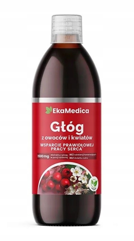 Ekamedica Głóg z Owoców i Kwiatów, płyn 500 ml