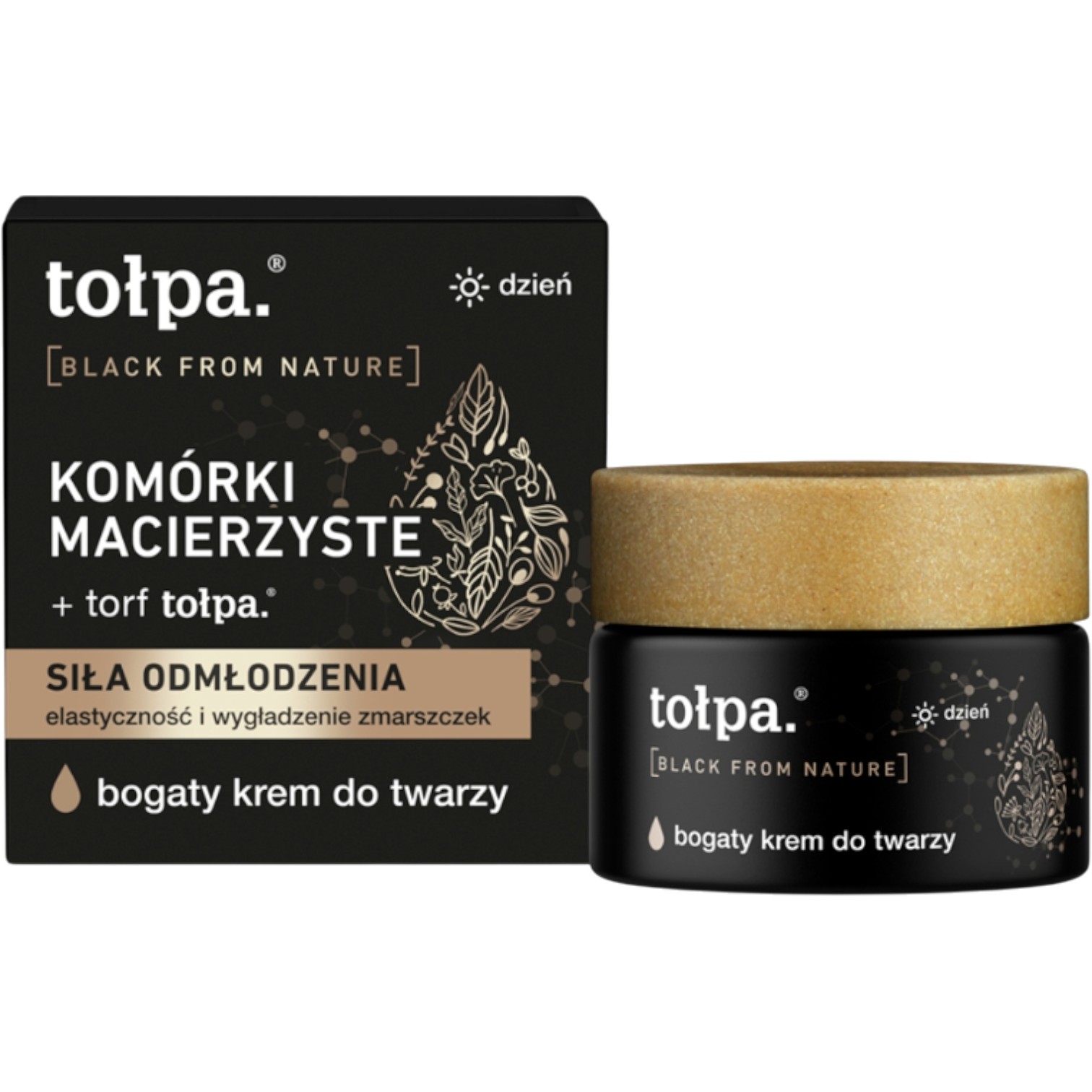Tołpa Black From Nature Crema Viso Ricca, Per Il Giorno