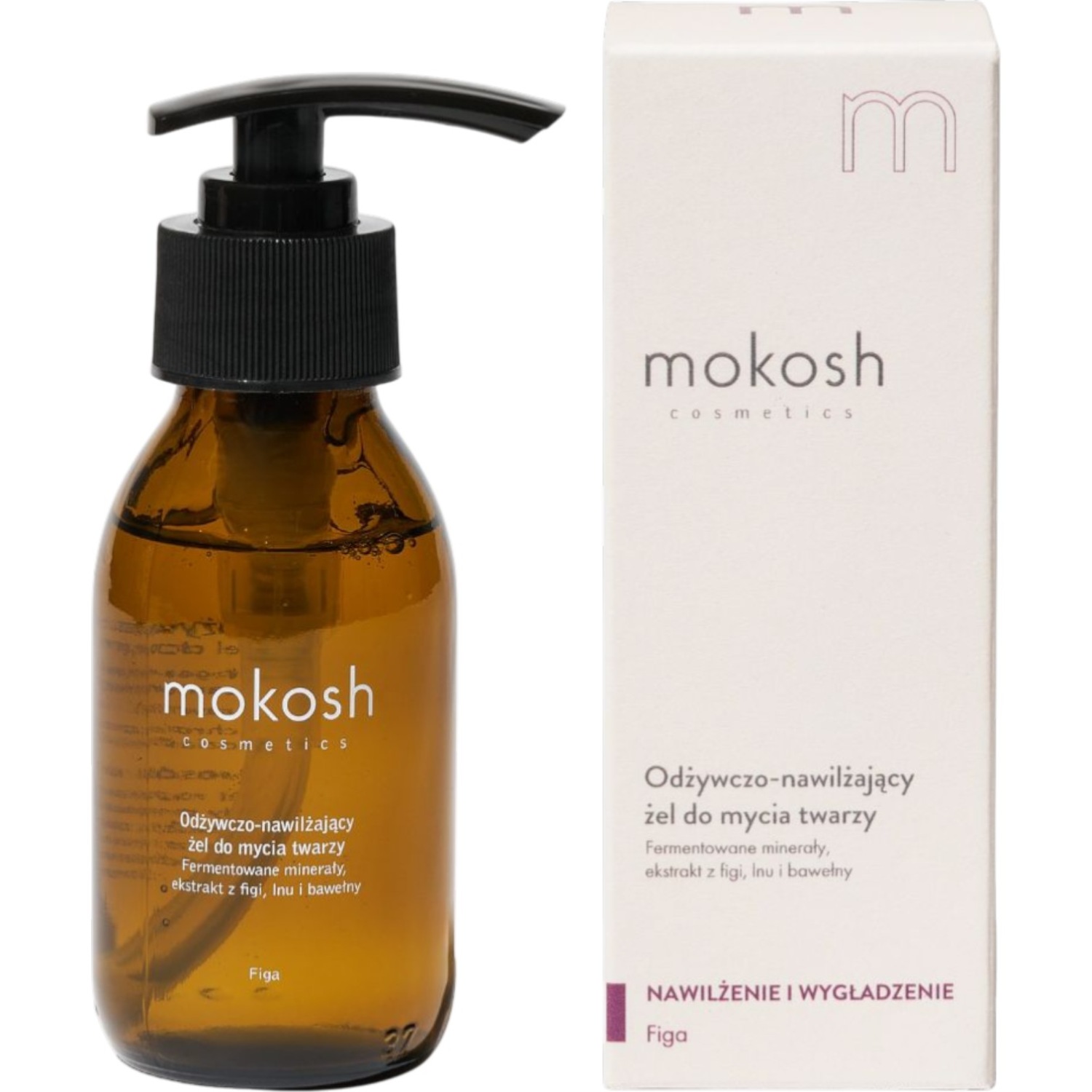 Mokosh Odżywczo-nawilżajacy żel do mycia twarzy, Figa