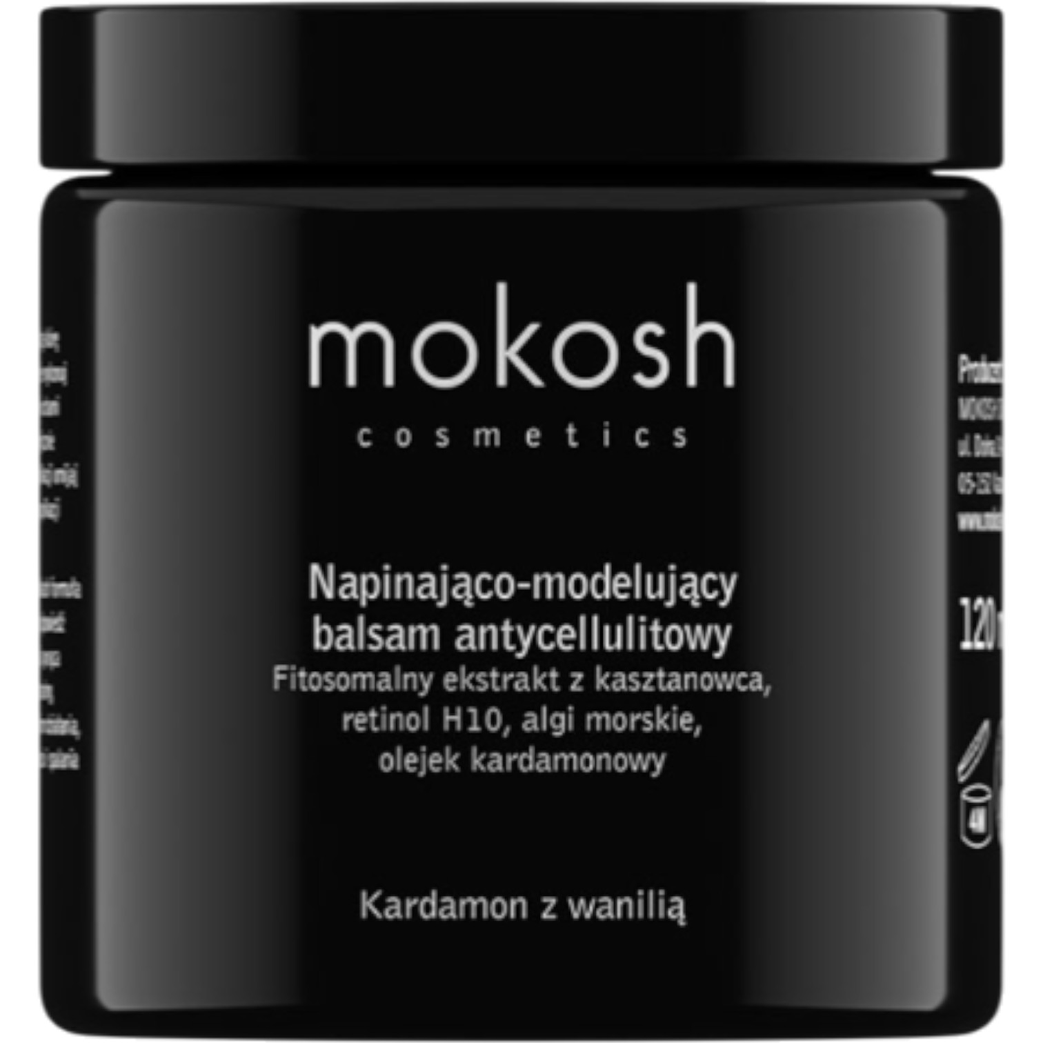 Mokosh Napinająco-modelujący balsam antycellulitowy Kardamon z wanilią 