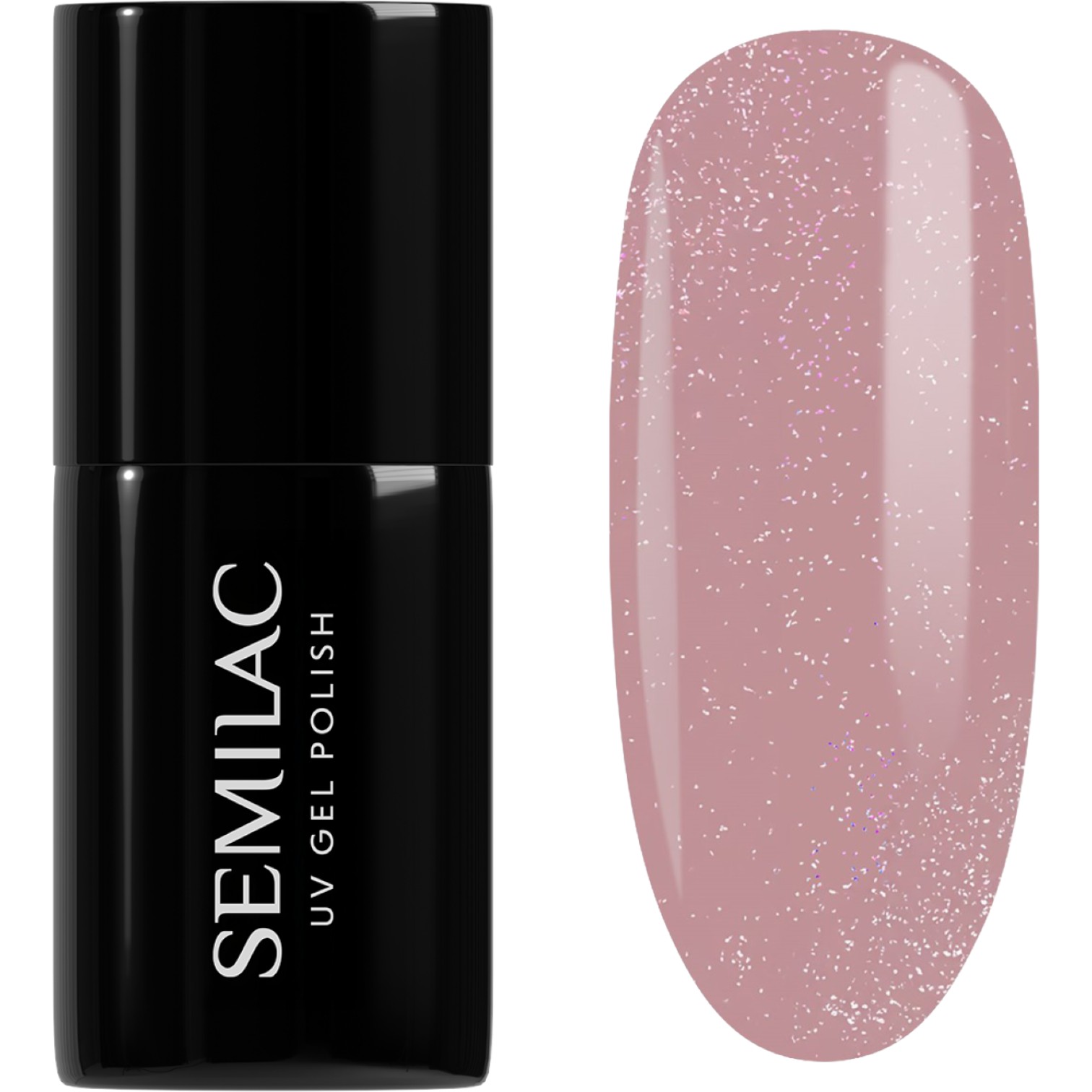 Semilac UV Hybrid Lakier hybrydowy, 320 Shimmer Dust Beige Shimmer Dust Beige