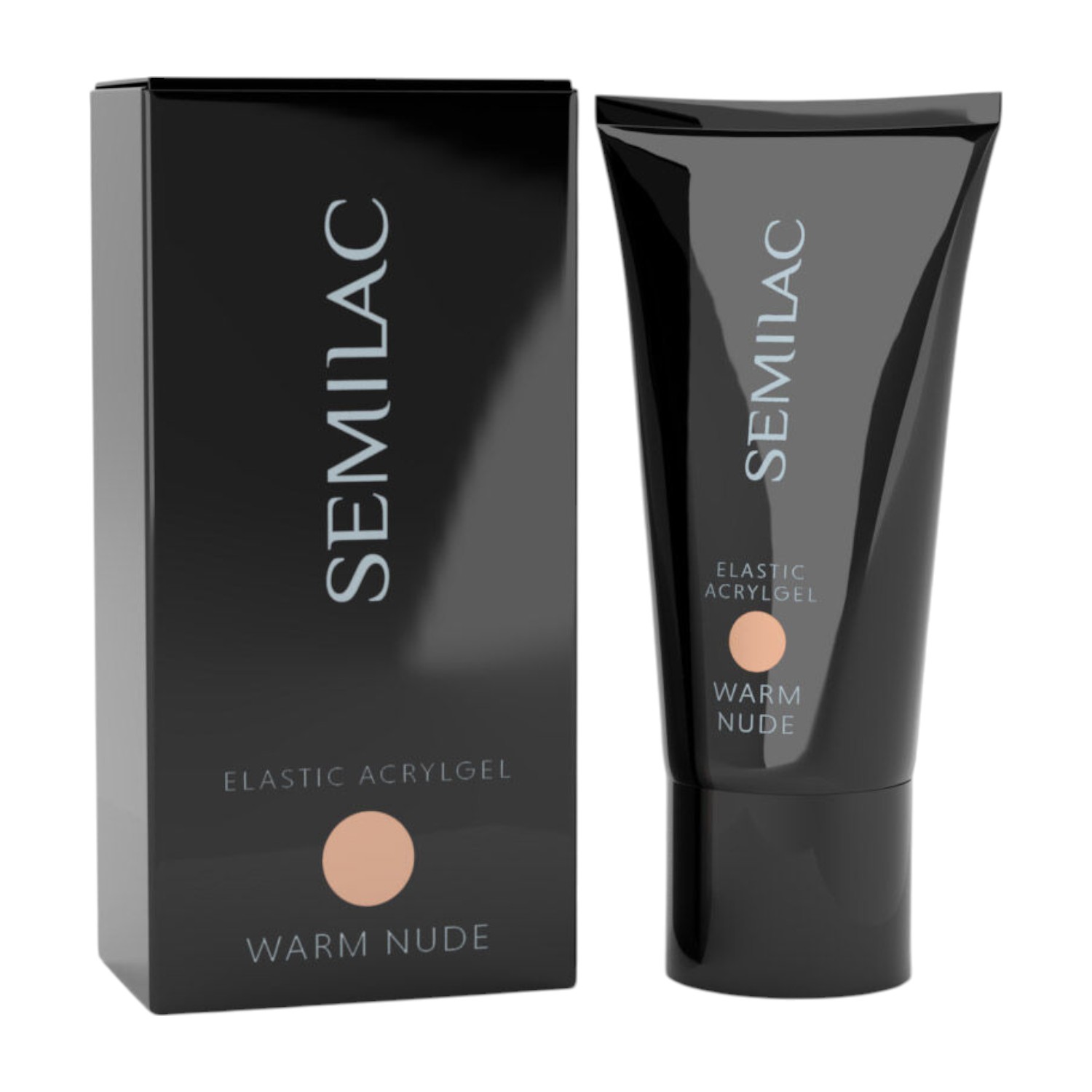 Semilac Elastic Acrylgel Akrylożel do paznokci, Warm Nude