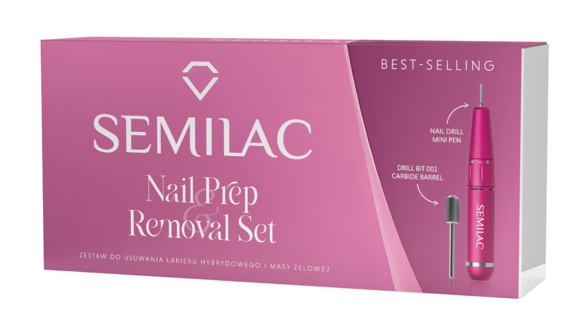 Semilac Zestaw do usuwania lakieru hybrydowego