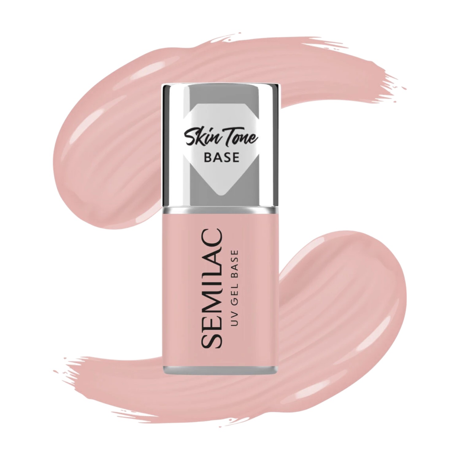 Semilac Baza do lakierów hybrydowych Skin Tone Cover Base, Pale Beige