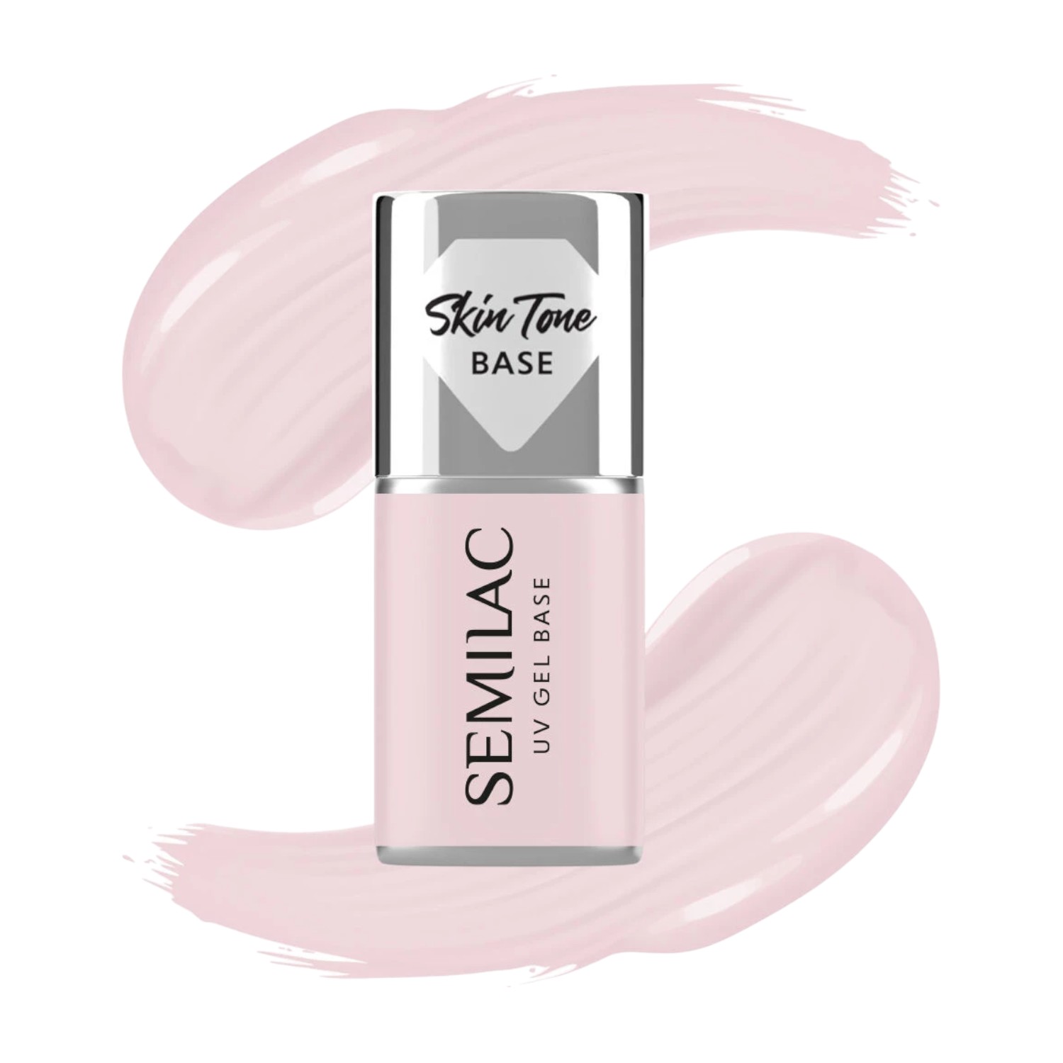 Semilac Baza do lakierów hybrydowych Skin Tone Cover Base, Rose Beige