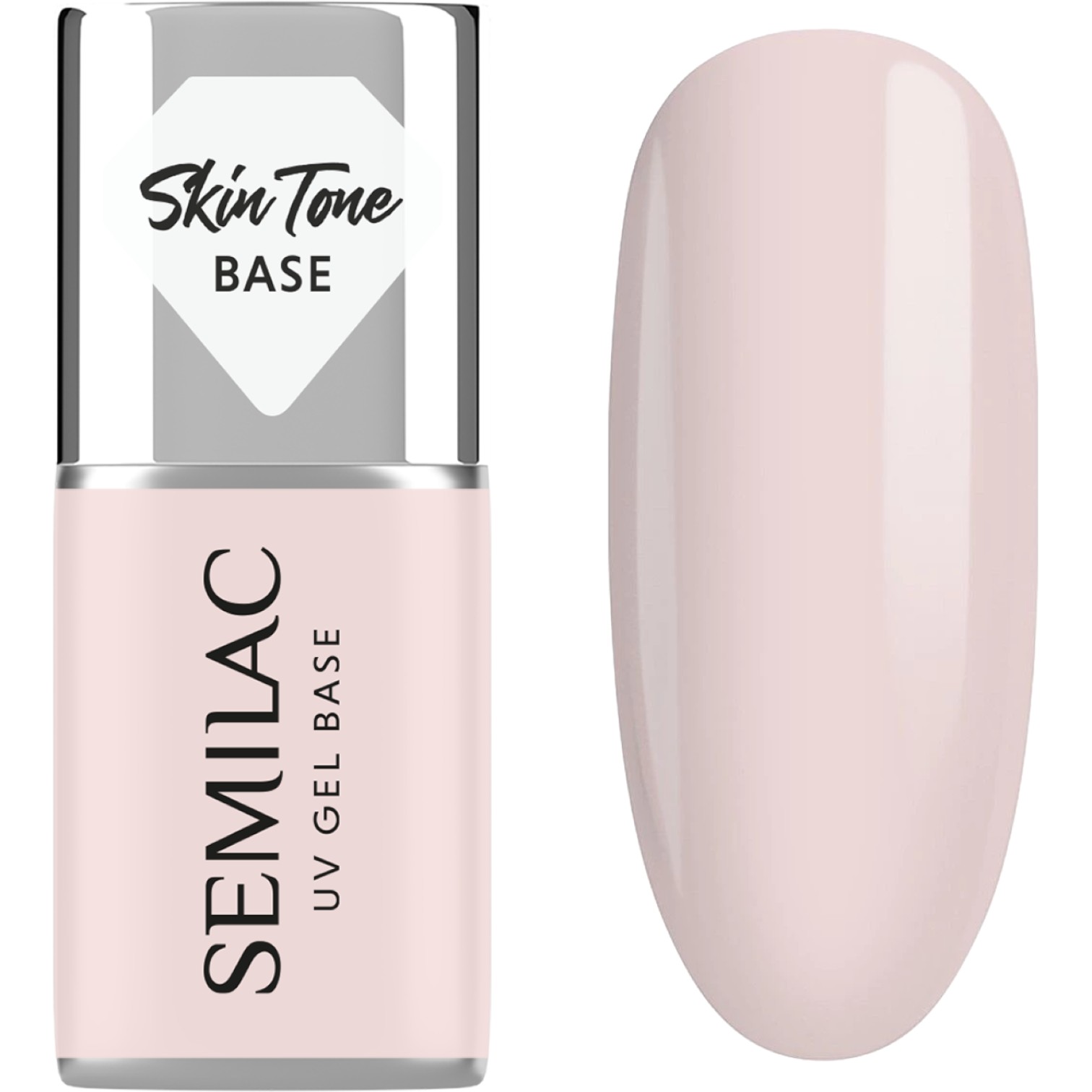Semilac Baza do lakierów hybrydowych Skin Tone Cover Base, Ecru
