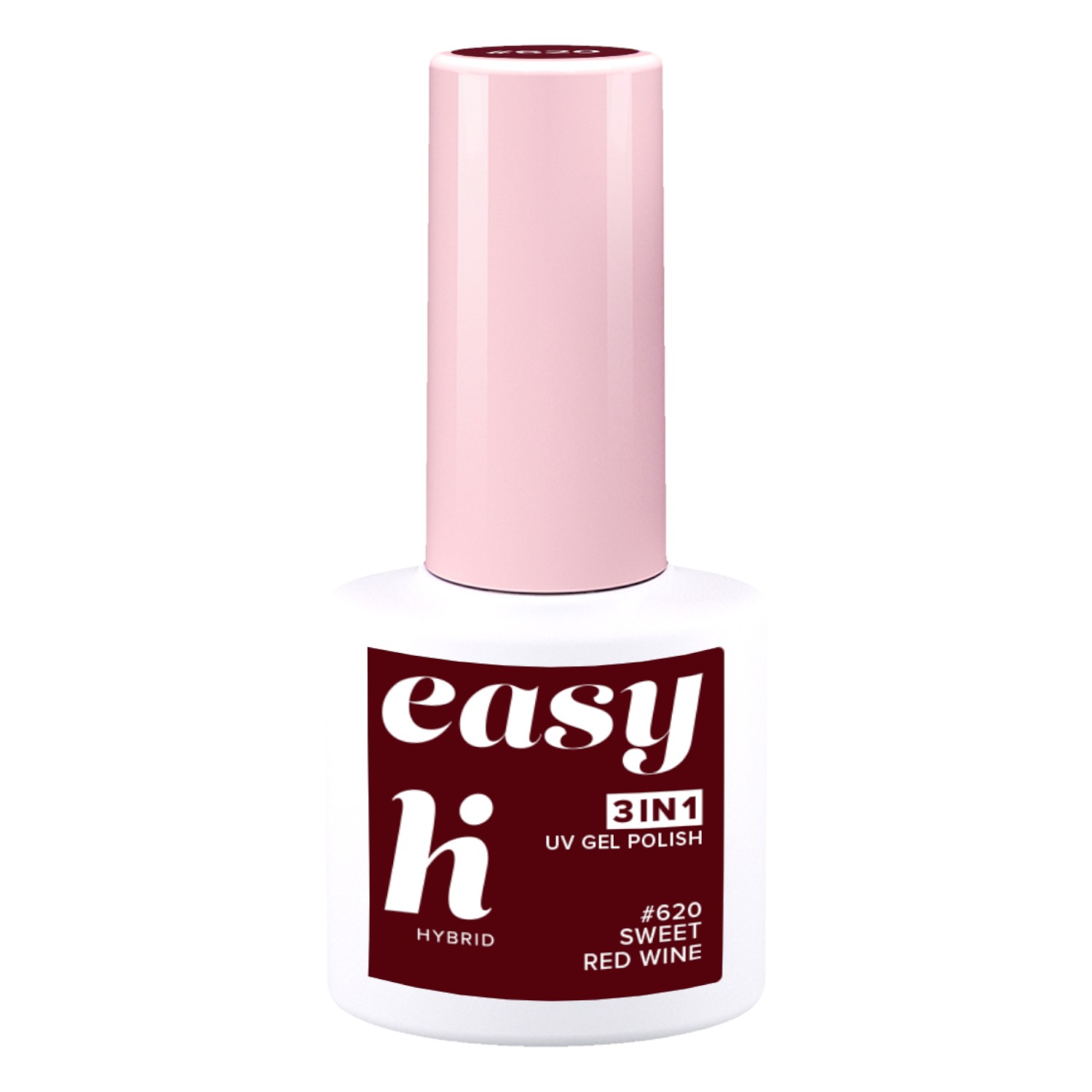Hi Hybrid Lakier hybrydowy Easy 3w1, 620 Sweet Red Wine 