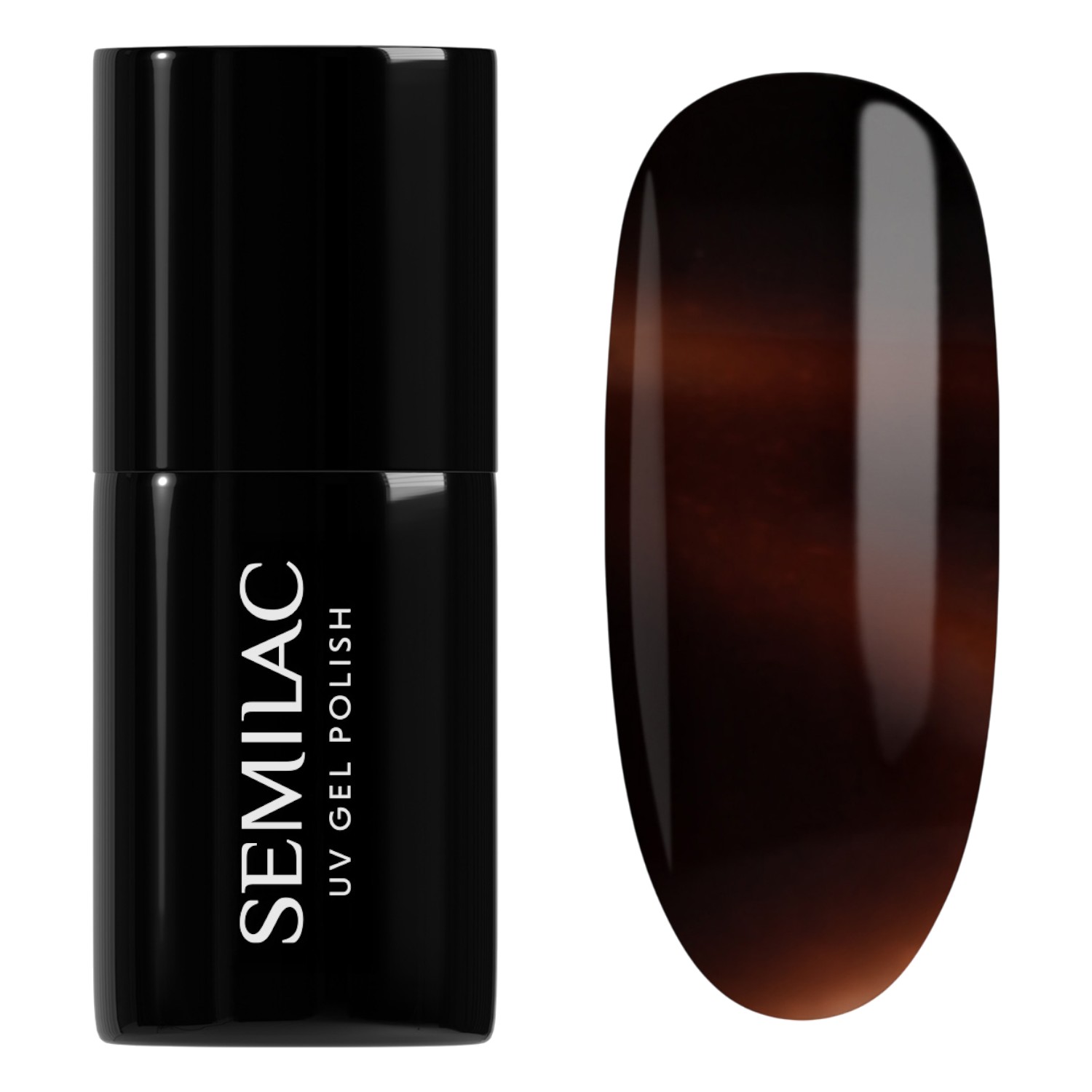 Semilac Lakier hybrydowy, 942 Jelly Cola