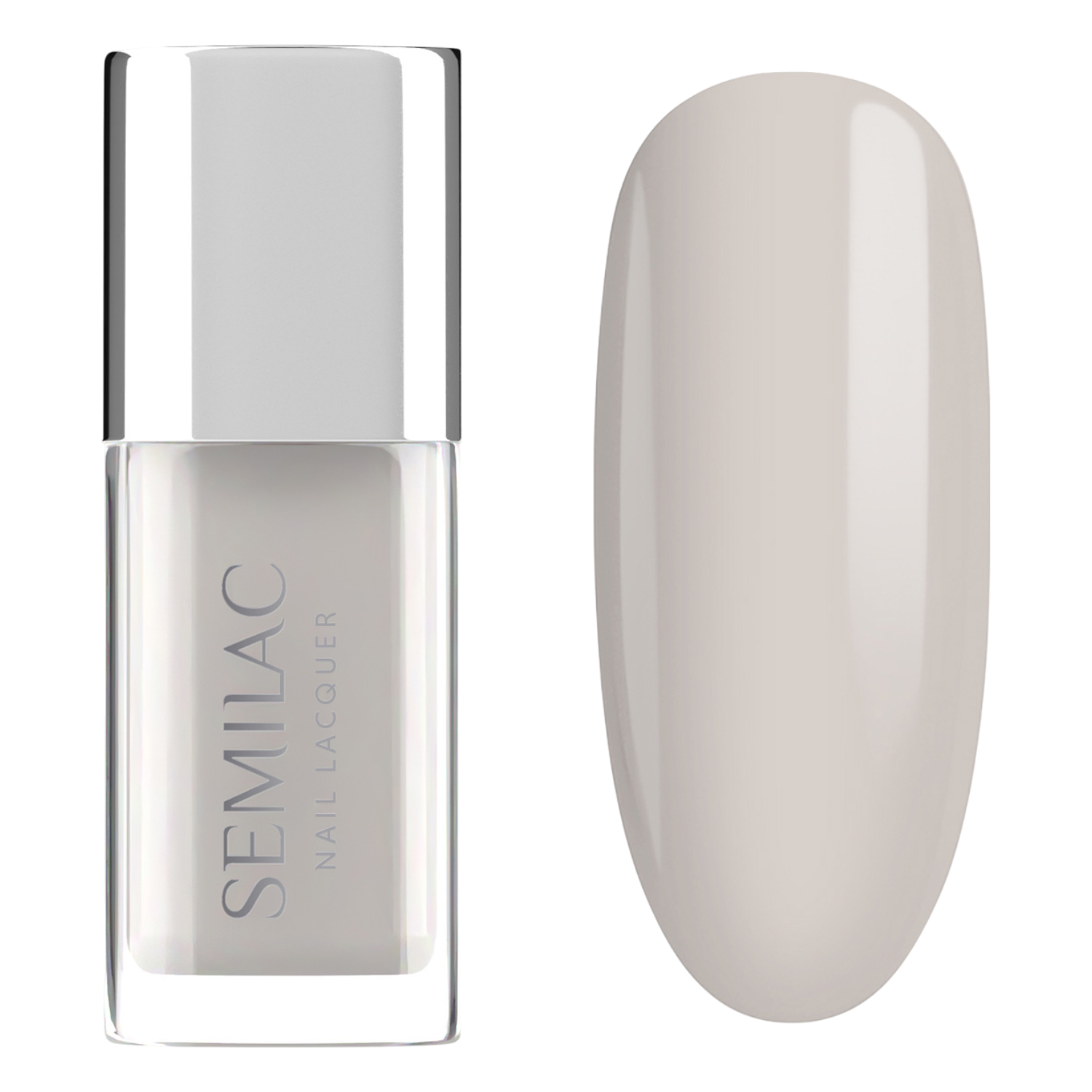Semilac Lakier klasyczny Nail Laquer, 101 Sheer Nude 