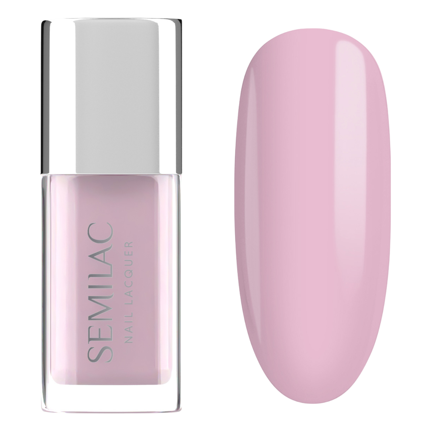 Semilac Smalto classico Nail Lacquer, 103 Sheer Vibrant Pink
