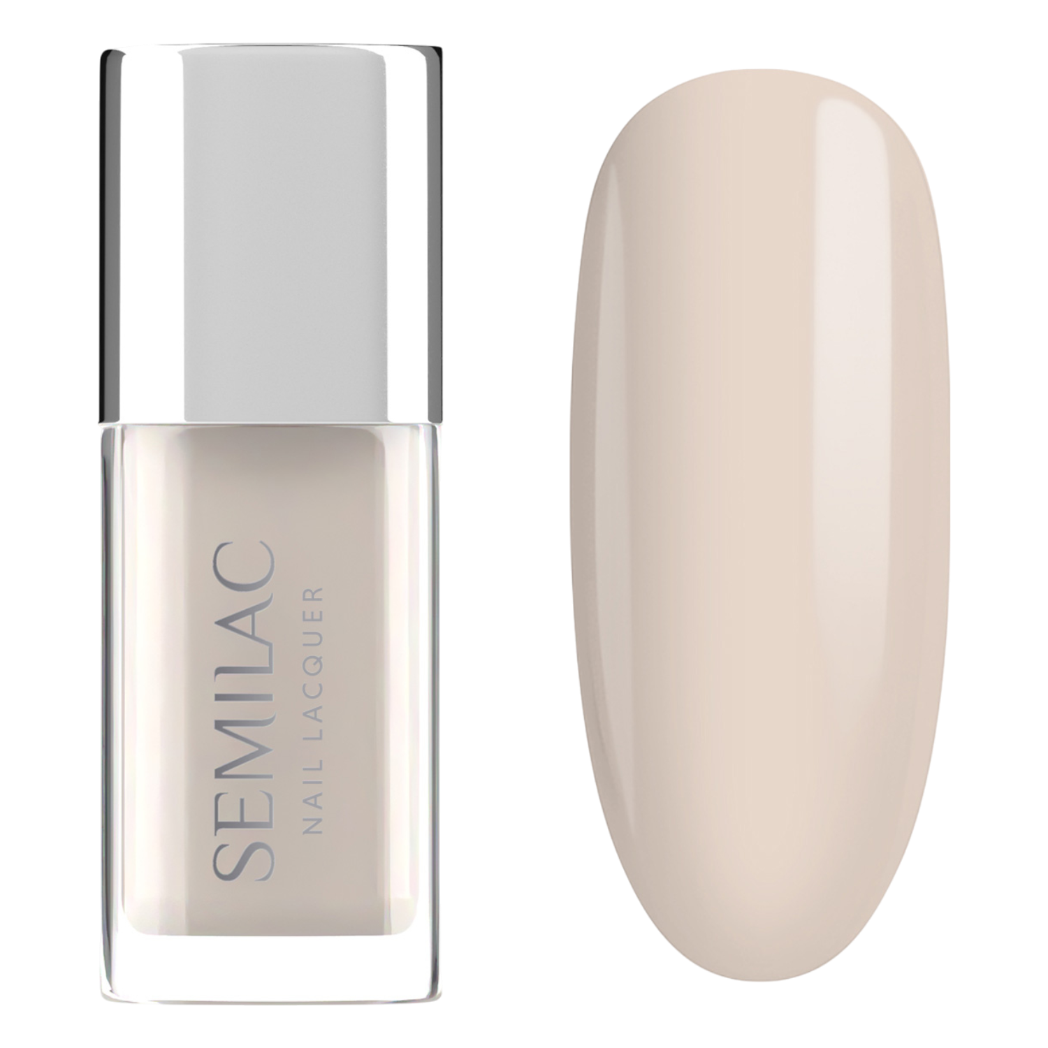 Semilac Lakier klasyczny Nail Laquer, 104 Cream Supreme 