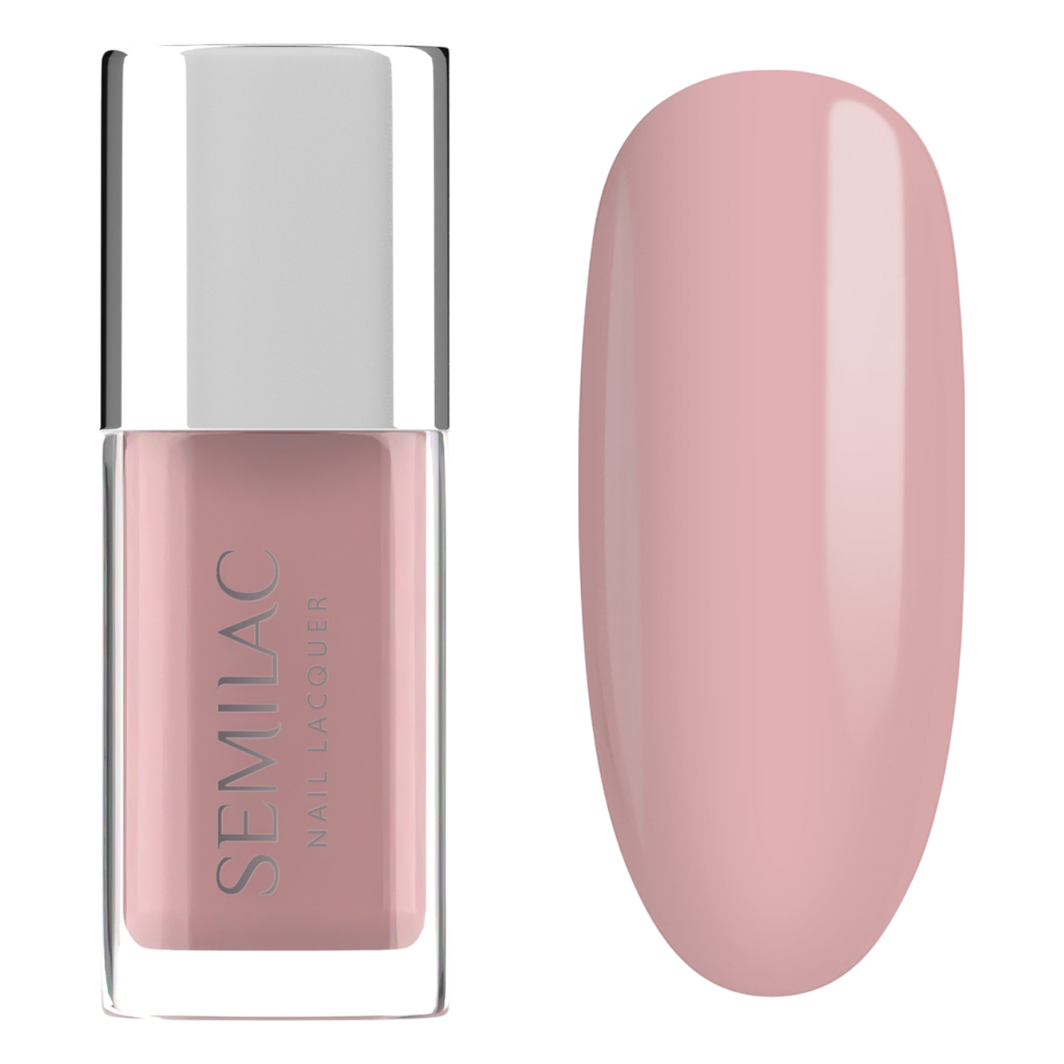 Semilac Smalto classico Nail Lacquer, 106 Pinkognito