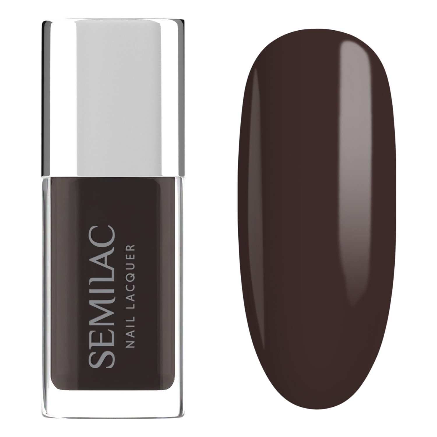 Semilac Lakier klasyczny Nail Laquer, 111 Espresso